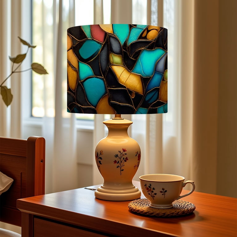 Boho Watercolor Floral Linen Lamp Shade Set Of 2 – 11 X 11 X 8.9 Drum Shades – Easy Assembly, Spider Fitter, No Harp Needed – For Table Lamps, Floor Lamps 11x11x8.9 Inch Lampshade Boho Watercolor Floral Linen Lamp Shade Set Of 2 – 11 X 11 X 8.9 Drum Shades – Easy Assembly, Spider Fitter, No Harp Needed – For Table Lamps, Floor Lamps 11x11x8.9 Inch Lampshade