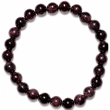Hijet Garnet 8 mm Bracelet for Men Or Woman,reiki,Chakra Balancing,Positive energy,Good Luck,