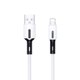 thumbnail image 1 of Cable para iPhone Usams USB a Lightning Flexible Silicon 1m Blanco USAMS USCBLSILWHIPH, 1 of 8