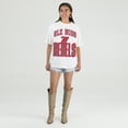 thumbnail image 3 of Women's Gameday Couture Cream Ole Miss Rebels Oversized Fierce Focus T-Shirt, 3 of 4