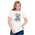 thumbnail image 5 of Relax Take Your Thyme Home Gardening's Women's Graphic T Shirt Tees Brisco Brands X, 5 of 5