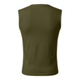 thumbnail image 4 of Women's Square Neck Sleeveless Double-Layer Tank Tops Basic Tight T Shirts, 4 of 5