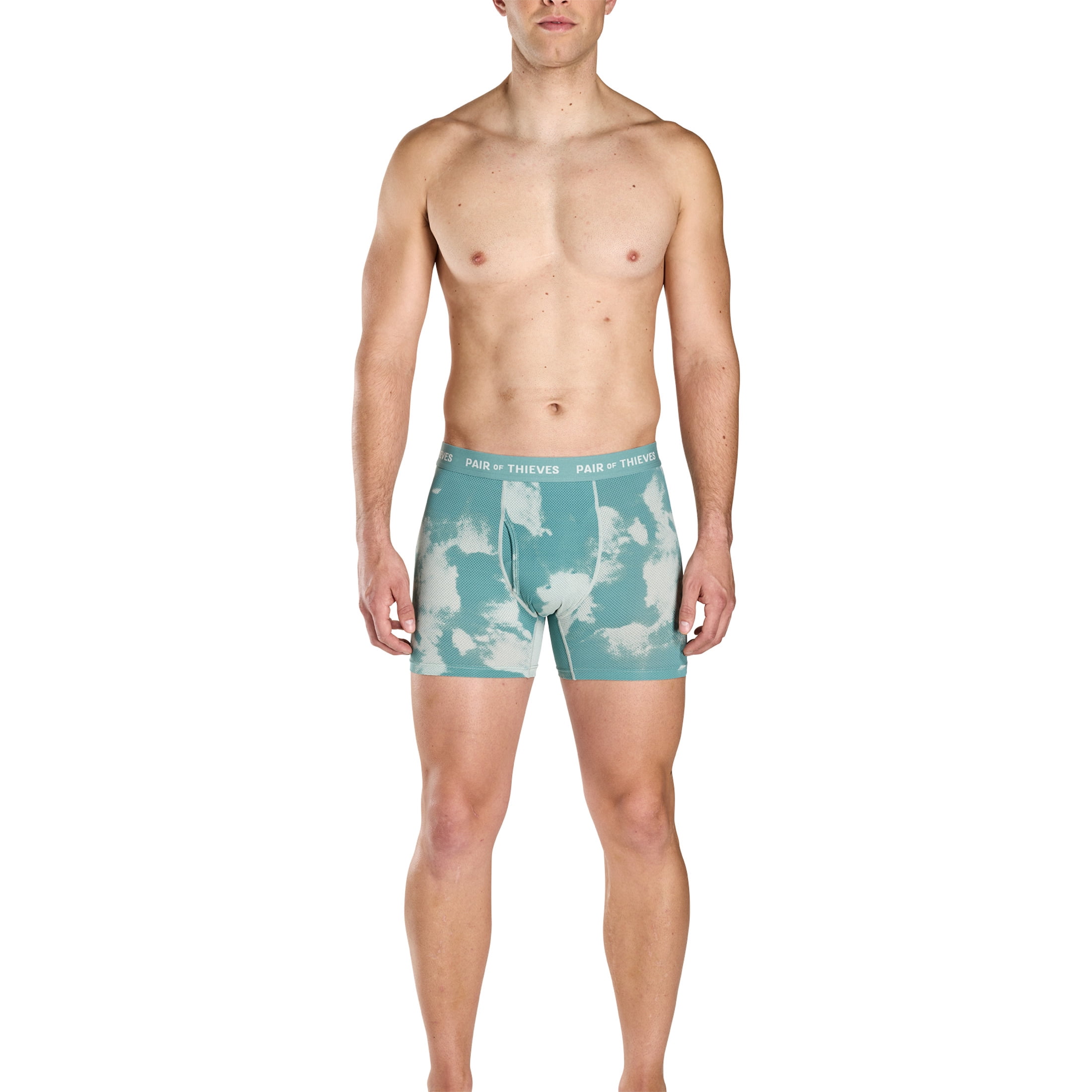 SuperFit Mesh Boxer Brief Sea Foam 2pk L