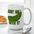 thumbnail image 6 of CafePress - Just Dill With It 15 Oz Ceramic Mug - 15 oz Ceramic Large White Novelty Mug, 6 of 6