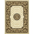 thumbnail image 1 of Allstar 5x7 Traditional Area Rug in Ivory with Berber Mandala Tibetan design (5' 2" x 7' 1"), 1 of 7