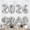 Silver - 2026, variant on Silver 2026 GRAD Foil Balloons, 16 Inch Metallic Silver Grad Congrats Balloons Banner for Graduation Decorations 2026, College High School Class of 2026 Graduate Congratulations Party Decor Supplies