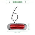 thumbnail image 4 of Luces de navegación interiores universales de 6 piezas de Unique Bargains para barcos, luces marinas para la proa, la popa, kayak, yate, color rojo, 4 of 7