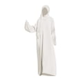 thumbnail image 3 of Bata de poliéster para mujer,Túnica musulmana para mujer con hiyab de poliéster,Vestimenta tradicional de Oriente Medio,Vestido Abaya para mujer,largo y transpirable,para rezar,Vestido de, 3 of 9