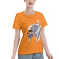 thumbnail image 2 of Women's Basic Short Sleeve T-Shirt Conan and Kaito Kidd, 2 of 6