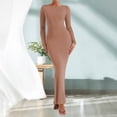 thumbnail image 1 of Vestido Mujer Ajustado Color Sólido Sin Espalda Estilo Y2K Ropa de Fiesta Ygjytge Caqui T M para Mujer, 1 of 5