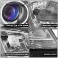 thumbnail image 6 of Nuvision for 2013-2015 Chevrolet Malibu Chrome/Amber Projector Headlight Passenger Right, 6 of 8