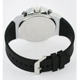 thumbnail image 3 of 50mm Montres Carlo Men's Modern Cubic Zirconia Stones Dress Luxury Wrist Watch (Silver/Black), 3 of 4