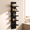 Black, variant on COMHOMA 5 Tier Wall Shelf Unit, White Floating Wall Shelves, Vertical Wall Organizer for Bedroom, Living Room & Home Decor
