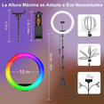 thumbnail image 3 of Aro de luz LED Belug 10 pulgadas con Trípode, 3 of 5