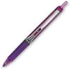 26066 Pilot Precise V5RT Rolling Ball Pen - Fine Pen Point Type - 0.5 mm Pen Point Size - Needle Pen Point Style - Purple Ink - Purple Barrel - 1 Each