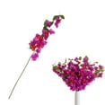 thumbnail image 2 of Artificial Cherry Blossom Branches - 31in Long Silk Flowers with 51 Faux Plum Blossoms, Flexible Stems for Wedding, Home & Office Decor, 2 of 6