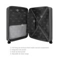 thumbnail image 6 of iFLY Take Off 2-Piece Expandable Hardside Spinner Luggage Set , 20" Carry-on and 28" Checked Luggage, Black, 6 of 9