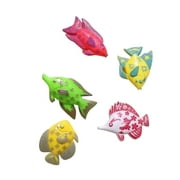 7pcs/Set Children Magnetic Fishing Parent-child Interactive Toys Outdoor Indoor Fun Game Fish Toy