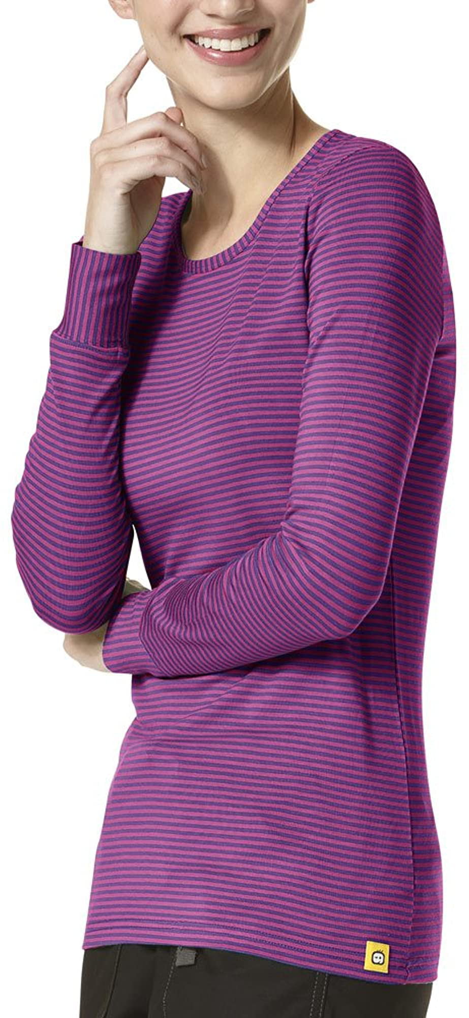 WonderWink Women's Scrubs Silky Long-Sleeve T-Shirt 