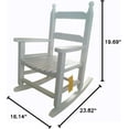 thumbnail image 5 of Rocking Rocker - K081NT Durable Natural Child’s Wood Porch Rocker/Outdoor Rocking Chair - Indoor or Outdoor - Suitable for 3-7 Years Old, 5 of 7
