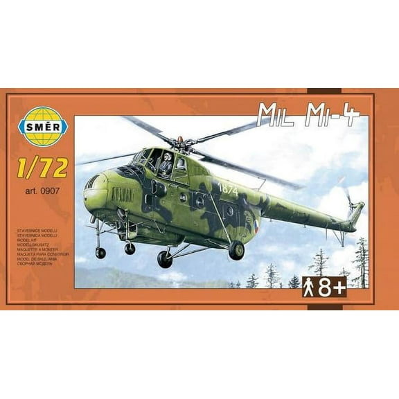 Mil Mi 4 helicopter (1/72 model kit)