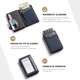 thumbnail image 3 of Tarjetero minimalista de piel con bloqueo RFID Wallet VULKIT, 3 of 7