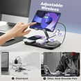 thumbnail image 6 of 6 in 1 Wireless Charger for iPhone Airpods iWatch, Foldable Magnetic Charging Station for Apple Multiple Devices,Travel Charging Pad Dock Compatible with Apple 12 and above series, 6 of 13