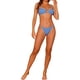 thumbnail image 2 of INSPIRAR CHIC Conjunto de Bikini de 2 Piezas de Mujer, Traje de Baño, Bañador Azul X-Large, 2 of 5