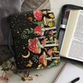 thumbnail image 6 of HELLHERO Mushroom Starry Sky Pattern Bible Bag Carrying Case Lightweight for Prayer Church Outdoor Study, PU Leather Durable Bible Covers, 6 of 12