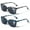 1 Grey 1 Blue Leopard, variant on 2 Pairs Women Butterfly Outdoor Reading SunGlasses - Tinted UV Protection Readers Glasses +2.50