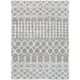 thumbnail image 2 of Deluxe Shag Medium Gray 6'7" x 9' Global Rectangle Area Rug, 2 of 6
