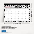 thumbnail image 5 of Cow Prints | 2027 15.5x11" Desk Pad Calendar | Sticker Sheet, 5 of 8
