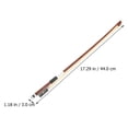 thumbnail image 2 of SHINYPASING Professional Wooden Violin Bow with Natural Horsetail Hair Well Balanced for Practice Use, 2 of 8