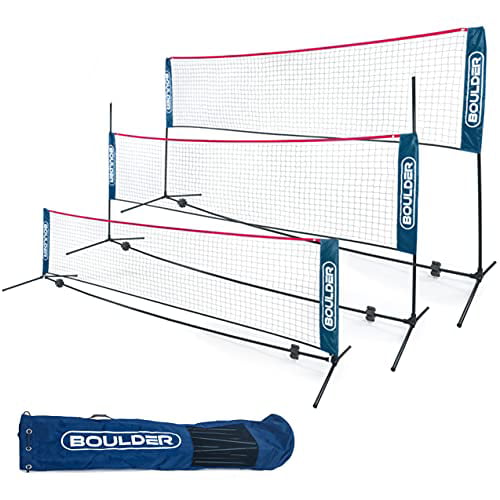 Details about   14FT Portable Badminton Net Set for Kids Volleyball Tennis Soccer Pickleball 