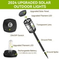 thumbnail image 4 of Luces solares para caminos exteriores EXCMARK, paquete de 16, IP44, impermeables, 4 of 7