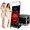 Black, variant on Fantasyview 65" Magic Mirror Photo Booth with 43" Interactive Touch Screen, Built-in Mini PC, RGB LED Frame, Portable Digital Photo Booth Kiosk for Parties, Weddings and Events