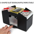 Ifcow 4 Decs Automatic Card Shuffler,Electric Poker Cards Shuffling