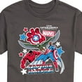 thumbnail image 3 of Marvel Captain America: Brave New World - Sticker Style - Men's Short Sleeve Graphic T-Shirt, 3 of 5