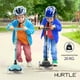 thumbnail image 4 of Monopatin Scooter para Niños de 2 a 5 Años Hurtle, 3 Ruedas con Luces LED, Mini Kickboard con Freno, Manillar Ajustable de 63 cm a 71 cm, Antideslizante, Patin del Diablo, Verde Azulado, 4 of 7