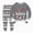X111-Grey, variant on NOLDARESToddler Boys Girls Christmas Printed Pajamas Kids 2 Piece Train Kids Pjs Sleepwear Clothes Set X111-Green