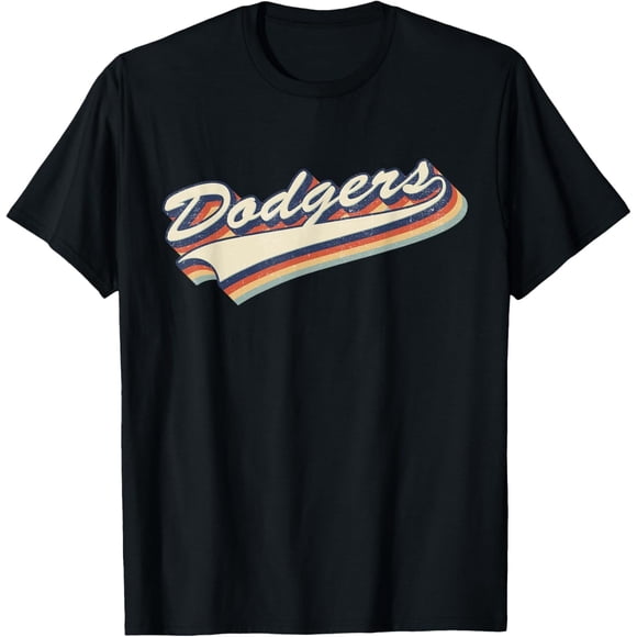 Camiseta vintage de los Dodgers con nombre retro de los años 70, 80, 90, regalo para hombres y mujeres