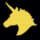 thumbnail image 3 of 20 piezas oro plata DIY Cupcake Cake Topper Baby Shower Selecciones Sunnimix Cabeza de unicornio primeros de la torta, 3 of 8