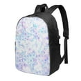 thumbnail image 1 of YFYANG 17" Laptop Backpack, Purple Vintage Floral Fashion Travel Work Backpack with USB and Headphone Cable Interface for Men and Women, 1 of 8