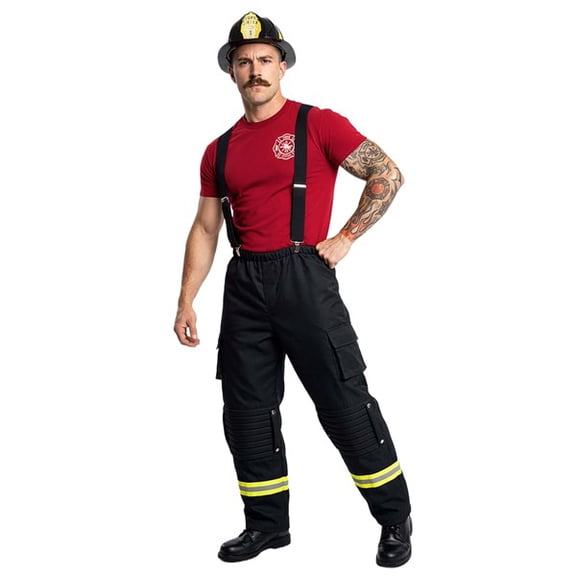 Fire Captain Costume for Men | Adult Uniform Costumes