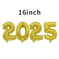 thumbnail image 4 of 5 juegos de globos 2025 Globos de números de 16 pulgadas Globos de fiesta de graduación Decoraciones Nochevieja 2025 Decoración de fiesta de festival, 4 of 5