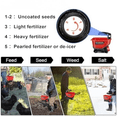 thumbnail image 6 of Salt Spreader for Milwaukee 18V Battery,Handheld Seed and Fertilizer Power Spreader. Year-Round Coverage for Grass Seeds, Rock Salt, ice melt Seasons（Tool only）$$Garden & Patio, 6 of 7