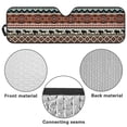 thumbnail image 6 of Yuyamidu Horse Cow Windshield Sun Shade for Rubicon Sahara TJ JK JKU 2 Door & 4 Door, UV Rays Blocker Sun Visor Shade Keep Vehicle Cool, Brown Aztec, 6 of 7