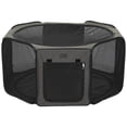 thumbnail image 1 of Large Portable Dog Playpen with Removable PVC Coating Bottom - Ideal for Large Dogs, Cats, Rabbits, and Chickens - Indoor/Outdoor/Travel Use - 45.5"x45.5"x21", 1 of 4