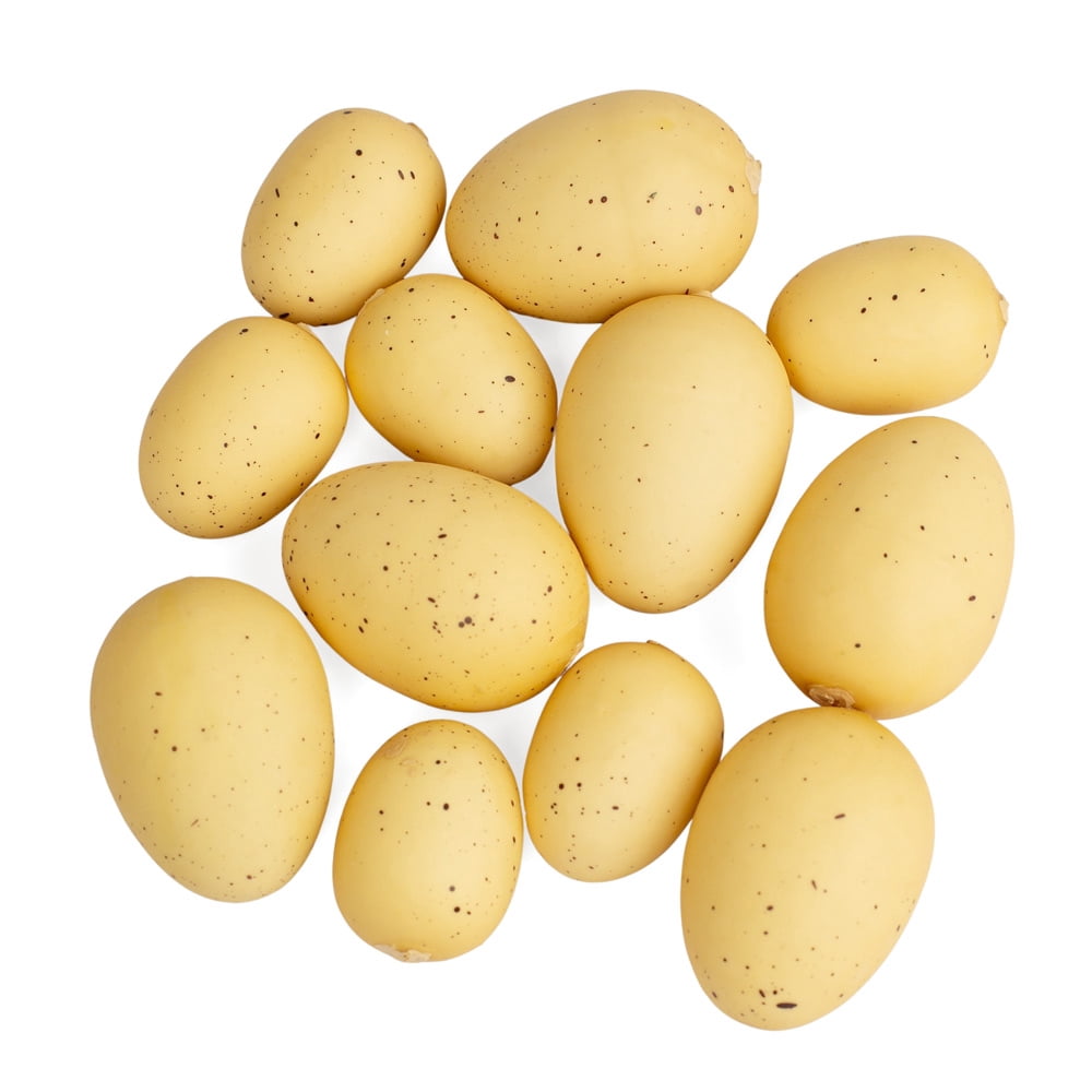 36 Assorted Brown Easter Egg Display Set: Speckled Eggs - Ideal for Easter Decor, Baby Showers, and Spring Displays