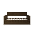 thumbnail image 6 of Home Design Minot Twin Solid Wood Daybed with Pull-out Trundle, Brown, 6 of 14